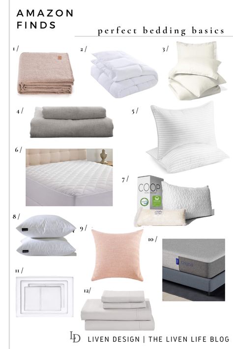 Bedroom Amazon Finds, Organization Amazon Finds, Airbnb Staging, Bedroom Decor Amazon, Decor Amazon Finds, Linen Comforter, Home Staging Tips, Bedroom Bedding, Perfect Bedding