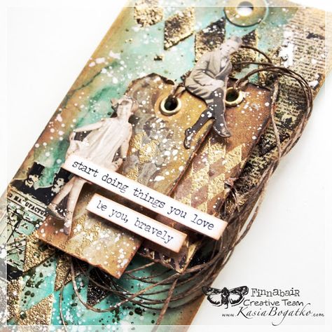 Mixed Media Tags Tutorials, Tim Holtz Tags Tutorials, Mixed Media Tags Ideas, Mixed Media Videos Tutorials, Mixed Media Cards Tutorial, Steampunk Tags, Easter Dyi, Steampunk Mixed Media Art, Altered Cards