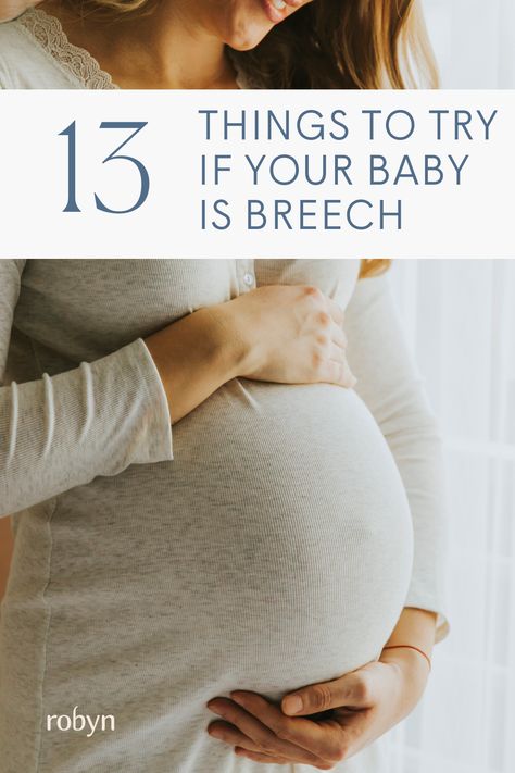 When a baby is breech it is in the breech position, meaning baby’s head is up, baby’s feet are down and has bottom first, which affects 3-4% of full term pregnancies. There are four primary types of breech positions: frank breech, complete breech, incomplete breech, and footling breech. Here's more on what you can try to get your baby into position for labor. Breech Babies, Baby Delivery, Things To Try, New Parents, Fertility, Yoga Poses, Labor, Parenting, Turn Ons