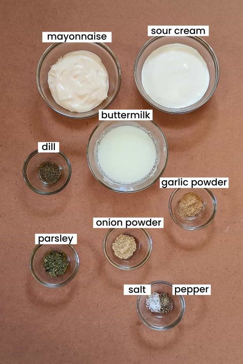 Wingstop Copycat Ranch Dressing Recipe - Spoons Of Flavor Copycat Ranch Dressing, Wingstop Ranch Dressing Recipe, Copycat Ranch Dressing Recipe, Wingstop Ranch Dressing, Wingstop Ranch Recipe, Copycat Wingstop, Wingstop Ranch, Ranch Dressing Recipe, Ranch Recipe