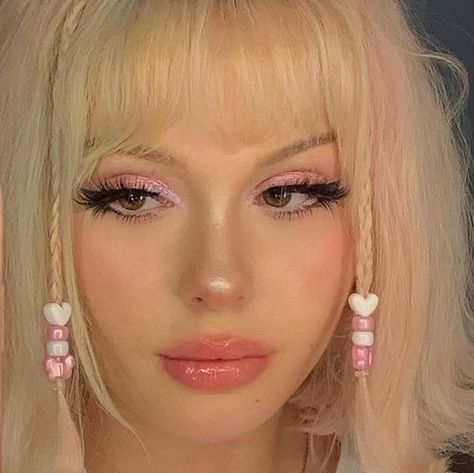 ♡pinterest~kaeylaa♡ Body Decor, Anime Makeup, Smink Inspiration, Swag Makeup, Cute Makeup Looks, 2021 Fashion, Kawaii Aesthetic, Pretty Stuff, Hair Inspo Color