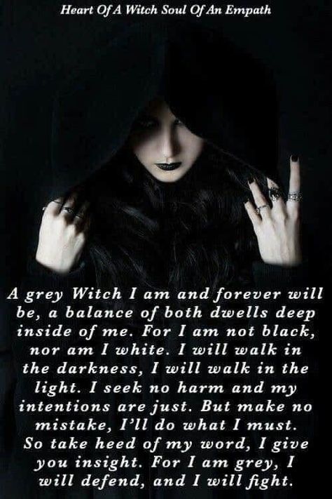 Explore the idea of Grey Magick in the article on pagan magic and practices. Is Grey a balance of light and dark? Or simply indecicive? Grey Witch, Pagan Magic, Which Witch, Witch Quotes, Black Magick, Wiccan Magic, Walk In The Light, Witch Spirituality, Wiccan Witch