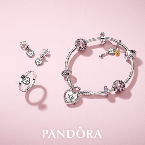 The NEW Valentine's Day collection from PANDORA is here!  Visit us today to see the must-have styles of love. Pandora Love Bracelet, Pandora Pink Heart Earrings, Pink Themed Pandora Bracelet, Valentines Pandora Bracelet, Pandora Valentines Day, Pandora Valentine, Disney Pandora, Pandora Inspiration, Pandora Rose