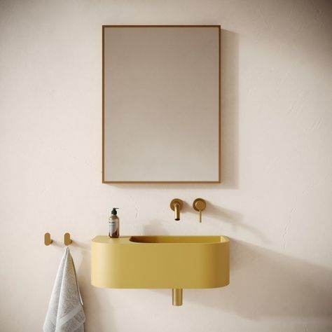 Saffron All Bathroom Basins Wall Mounted Basin Bathroom, Concrete Bath, Wall Hung Basin, Wet Room Shower, Freestanding Vanity Unit, Small Bathroom Sinks, Tile Accessories, Concrete Basin, Traditional Toilets