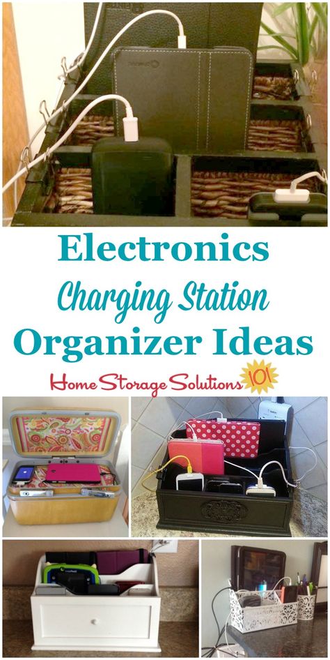 Electronics Charging Station, Electronic Charging Station, Pet Gadgets, Charging Station Organizer, Electronics Storage, Tv Wand, Organizer Ideas, Intelligent Technology, Charging Stations