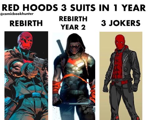 Batgirl isn’t the only one with 3 suits. Jason Todd had his iconic look changed last fall. He will also be getting another new suit in a… Jason Todd Batman Suit, Jason Todd Inspired Outfits, Jason Todd Suit, Titans Red Hood, Jason Todd Comics, Jason Todd X Reader, Jason Todd Cosplay, Jason Todd Arkham Knight, Arkham Knight Jason