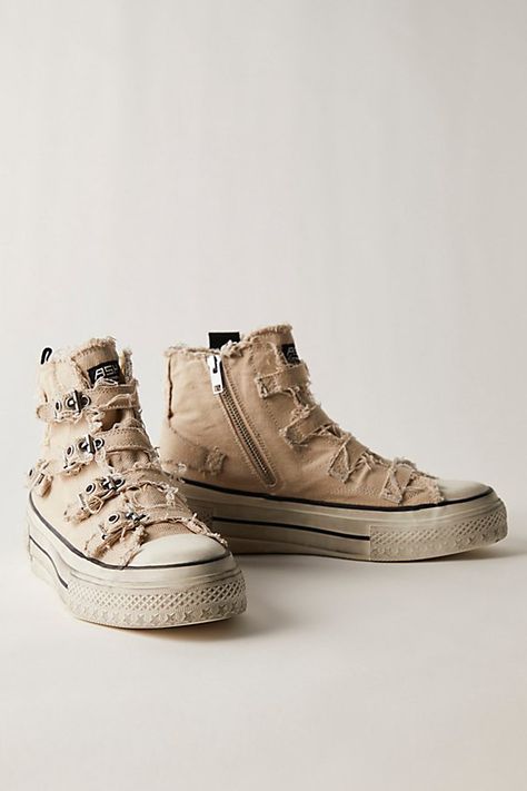 Hippy Shoes, Shoes Sneakers High Tops, Hippie Shoes, Sand Shoes, Hi Top Sneakers, Ash Shoes, Round Toe Sneakers, Top Sneakers Women, Free People Shoes