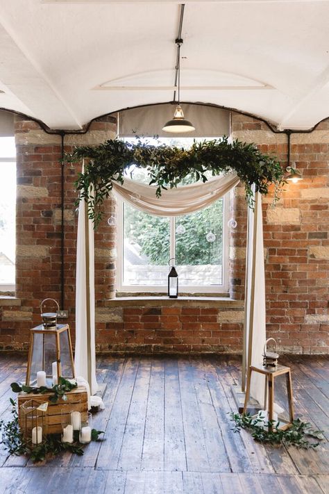 Floral arch wedding