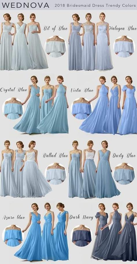 https://www.facebook.com/With-these-rings-103982514289488/ Blue Shades Dress, Bridesmaid Dresses Blue Shades, Bridesmaid Dress Blue, Blue One Shoulder Dress, Kondangan Outfit, Spaghetti Strap Bridesmaids Dresses, Bridesmaid Dresses Under 100, Wedding Bridesmaids Dresses Blue, Dress With Tulle