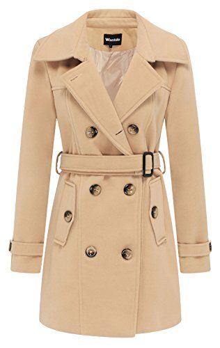 Feminine Winter Outfits, Pea Coat Women, Feminine Winter, Winter Trench, Womens Dress Coats, Look Boho Chic, Pea Coats Women, Coat With Belt, Simple Fall Outfits