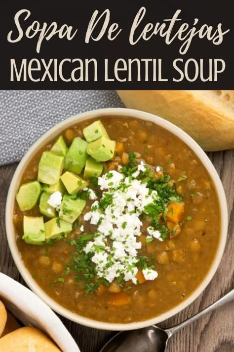 Mexican Lentil Soup Recipe, Lentils Protein, Seitan Recipes, Dried Lentils, Lentil Soup Recipes, Wild Rice Soup, The Soup, Meal Prep For The Week, Lentil Soup