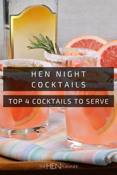 Here we have shortlisted the top 4 hen party cocktails that are perfect to serve at your hen. They're actually very easy if you're doing a DIY Hen Do. #diyhen #henpartycocktails #hendodrinks Hen Do Cocktail Station, Hens Party Drinks, Australian Hens Party, Cocktail Hens Party, Hen Party Drinks, Hen Party Cocktails, Hen Do Cocktail Names, Hens Cocktails, Hen Do Cocktails