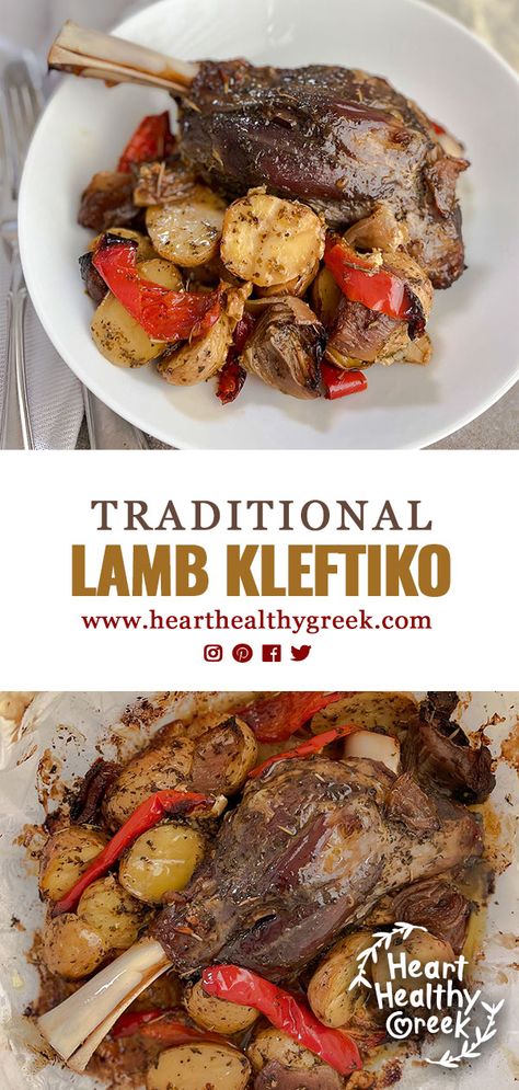 Lamb Kleftiko Kleftiko Recipe Lamb, Kleftiko Recipe Lamb Slow Cooker, Lamb Shank Recipe Greek, Greek Lamb Roast Recipes, Greek Lamb Shanks Recipe, Lamb Kleftiko Greek Recipes, Lamb On The Grill, Kleftiko Recipe, Lamb Recipes Crockpot