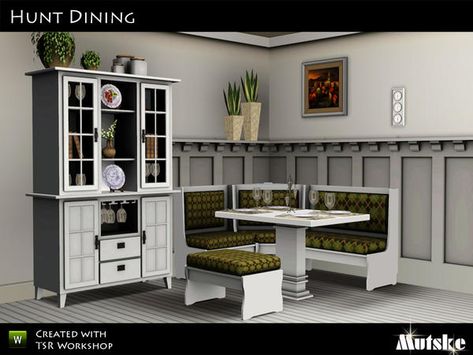 Sims 4 Breakfast, Sims Community, Breakfast Nook, The Sims Resource, Sims Resource, Sims 3, Sims Cc, Dining Room Sets, The Sims