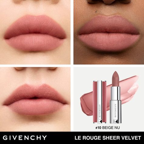 Lips Hydration, Holiday Lipstick, Velvet Matte Lipstick, Cupid's Bow, Givenchy Beauty, Lower Lip, Velvet Lipstick, Lipstick Case, Acai Berry