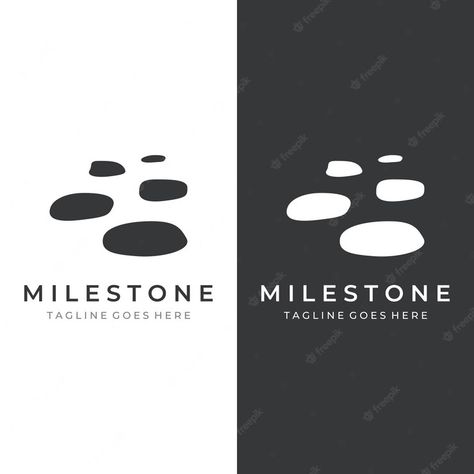 Stone Logo Design, Steps Logo, Path Logo, Walk Logo, Bride Cartoon, Stone Logo, Internship Program, Logotype Design, Vector Logo Design