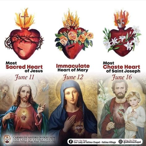 Sacred Heart Of Joseph, Chaste Heart Of St Joseph, Doa Katolik, Catholic Feast Days, Sacred Heart Art, Catholic Wallpaper, Catholic Beliefs, Catholic Decor, Sacred Hearts