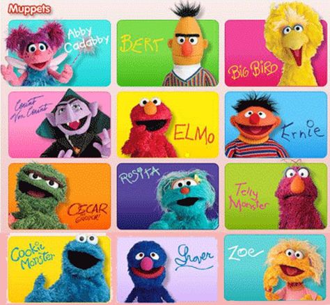 Sesame Street Sesame Street Quotes, Sesame Street Games, Sesame Street Crafts, Elmo Characters, Elmo And Friends, Circus Characters, Sesame Street Muppets, Sesame Street Birthday Party, Sesame Street Characters