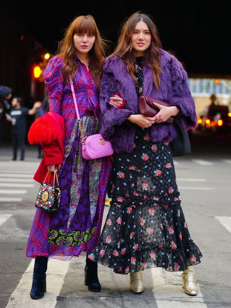 Best Street Style of 2017 | POPSUGAR Fashion Paris Mode, Mode Boho, Popsugar Fashion, Looks Street Style, Fur Coats, Street Style Chic, Fashion Weeks, Street Style Inspiration, Inspired Outfits