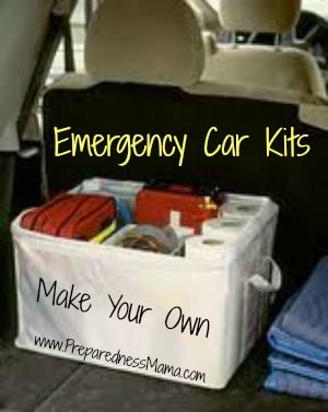 Create an emergency car kit and be prepared for everyday trips or worst case scenarios. Remember to rotate them twice a year, winter and summer. Preparedness Mama, Emergency Car Kit, Preparedness Ideas, Emergency Planning, Summerville Sc, Emergency Preparedness Food, Emergency Binder, Emergency Prepardness, 72 Hour Kits