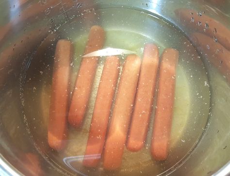 Drop the Hotdogs into the Dirty Water Image Dirty Water Hot Dogs, New York Hot Dog, Boiled Hot Dogs, Instant Pot Sous Vide, Making Hot Dogs, Hot Dog Toppings, Pressure Cooking Recipes, Carnival Food, Hot Dog Recipes