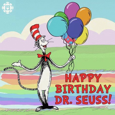 Happy Birthday Dr Seuss Balloons GIF - HappyBirthdayDrSeuss DrSeuss Balloons - Discover & Share GIFs Gif Happy Birthday, Happy Birthday Dr Seuss, Happy Birthday Mom Quotes, Happy Birthday Dr, God Gif, Dr. Seuss, Dr Seuss Birthday, The Cat In The Hat, Seuss Quotes