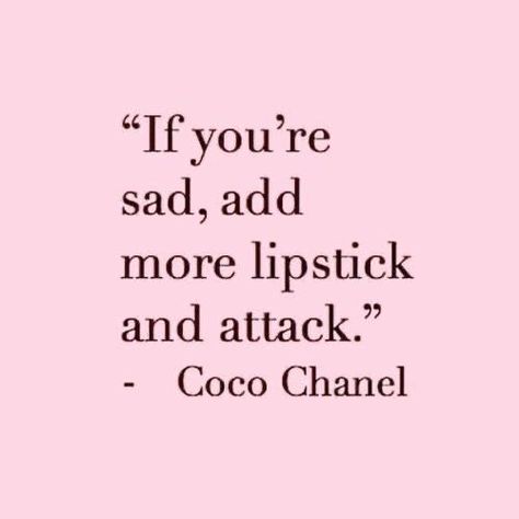 Fashion Quotes, Chanel Quotes, Inspirerende Ord, Motiverende Quotes, Makeup Quotes, Beauty Quotes, A Quote, Quote Aesthetic, Pretty Words