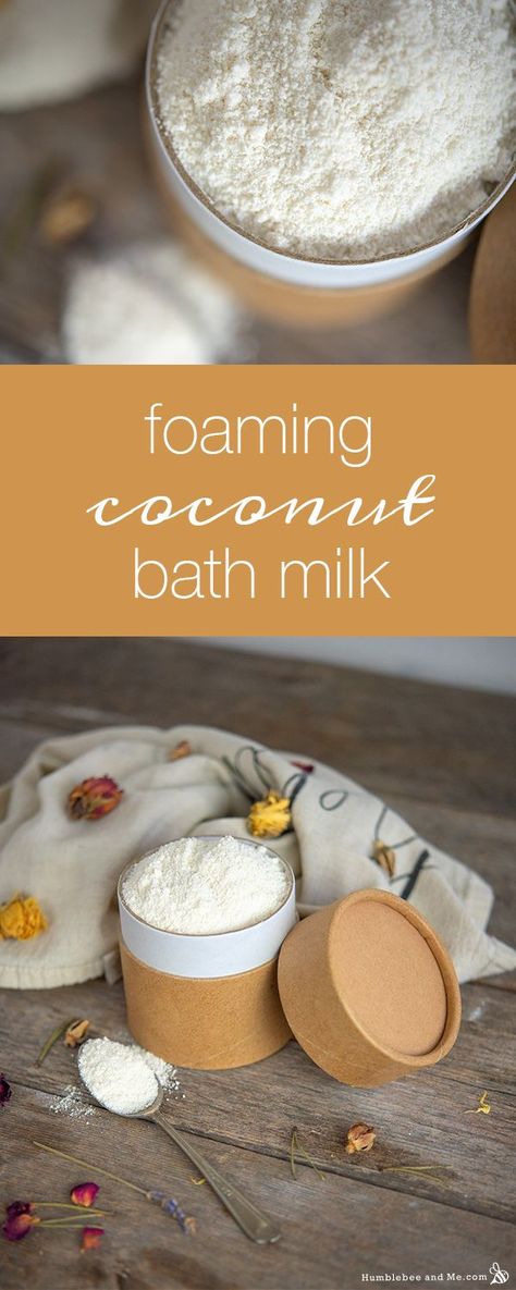 Milk Bath Diy, Homemade Bath Melts, Bath Recipes Diy, Diy Bath Soak, Coconut Milk Bath Soak, Milk Bath Recipe, Bath Soak Recipe, Milk Bath Soak, Goat Milk Bath