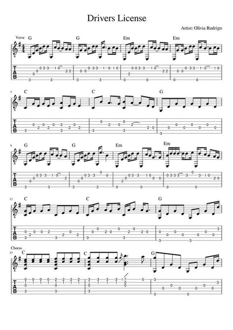 guitars Beginner Guitar Tabs Songs, Easy Tabs For Guitar, Olivia Rodrigo Guitar, Guitar Tabs Songs Acoustic, Love Song Selena Gomez, Tabs Guitar, Guitar Tabs Acoustic, Guitar Tabs And Chords, Guitar Tabs For Beginners