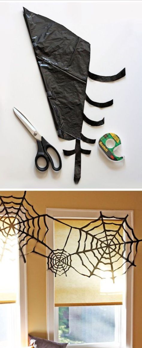 16 Easy But Awesome Homemade Halloween Decorations Halloween Classroom Decorations, Handmade Halloween Decorations, Office Halloween Decorations, Halloween Decorations For Kids, Halloween Office, Office Halloween, Hallowen Ideas, Homemade Halloween Decorations, Easy Halloween Decorations