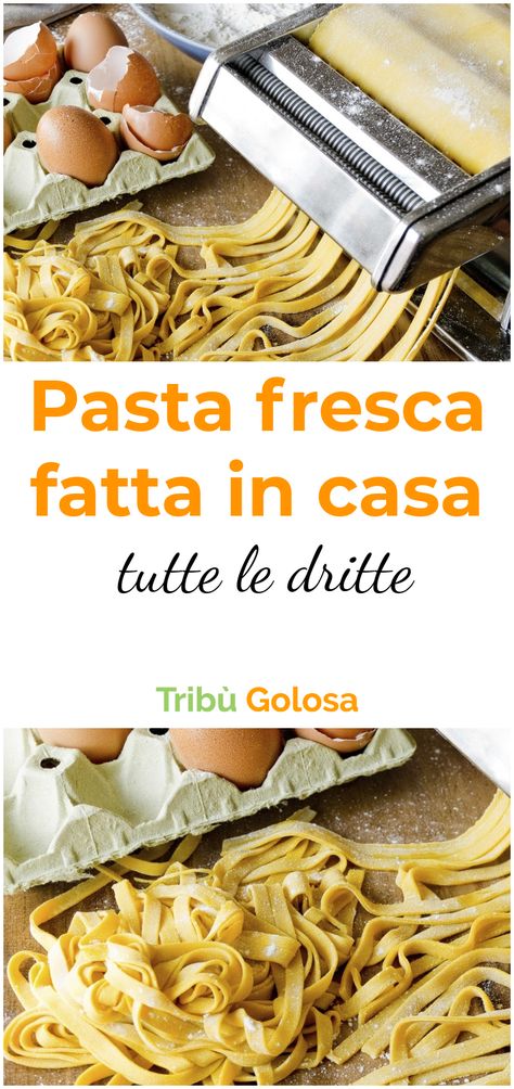 Avete mangiato un piatto di #tagliatelle al #ragù preparate con la #pasta fatta in casa, e l'idea di farle con le vostre mani vi tenta, ma temete sia troppo difficile? In effetti, se non avete molta esperienza con la pasta fresca potreste trovarne difficile la stesura: rischierete che la #sfoglia si spezzi. Vi daremo dei consigli preziosi per non sbagliare la vostra #sfogliaalluovo, e preparare una #lasagna a regola d'arte.  #tribugolosa #gourmettribe #golosiditalia #cucina Pasta Fresca Fatta In Casa, Pasta Fresca Recipe, Pasta Tagliatelle, Pasta Lasagna, Pasta Shop, Tagliatelle Pasta, Pasta Art, Pasta Italiana, Lasagna Pasta