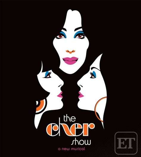 Cher Show Poster Cher Illustration, Cher Wallpaper, Theatre Marketing, Cher Show, The Cher Show, Broadway Posters, Cher Bono, Cher Photos, Malika Favre