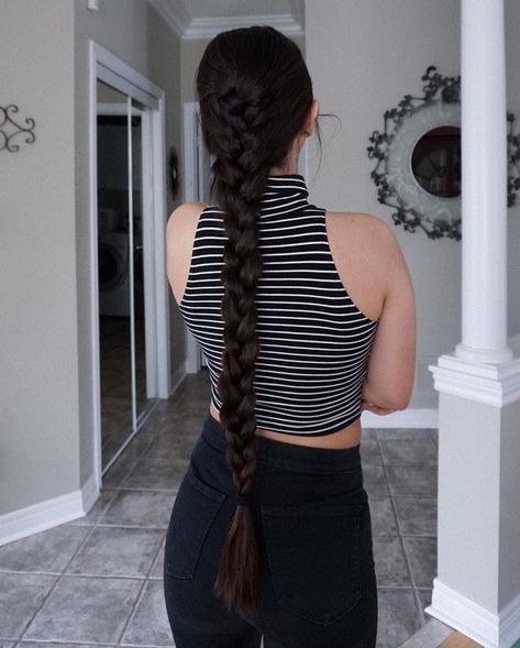 Long Indian Hair, Long Silky Hair, French Braid Hairstyles, French Hair, Hair Styler, Super Long Hair, Long Black Hair, Trending Hairstyles, Long Hair Girl