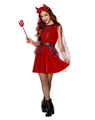 Mother Son Halloween Costumes, Dark Devil, Home Halloween Costumes, Trio Halloween Costumes, Duo Halloween Costumes, Plus Size Halloween Costume, Barbie Halloween, Devil Costume, Horn Headband