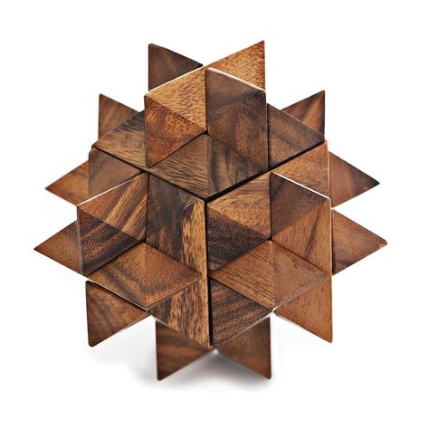 The Giant Star is a puzzle created by interlocking wooden pieces - the original puzzle hails from India when a prince dropped a star he caught and frantically reassembled it. For those who embrace a challenge. http://www.beehattan.com/collections/creative-classic-puzzles-and-games/products/monkey-pod-games-the-giant-star-puzzle Tshirt Drawing, Monkey Pod Wood, Giant Star, Rustic Glam, Falling Stars, 3d Puzzles, Applied Arts, Wood Toys, Soft Dolls