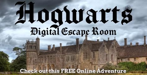 A Harry Potter themed online adventure that you can complete individually or as a group or family. Hogwarts Online, Harry Potter Classes, Escape Room Diy, Virtual Team Building, Classe Harry Potter, Digital Escape Room, Escape Room For Kids, Escape Room Puzzles, Harry Potter Classroom