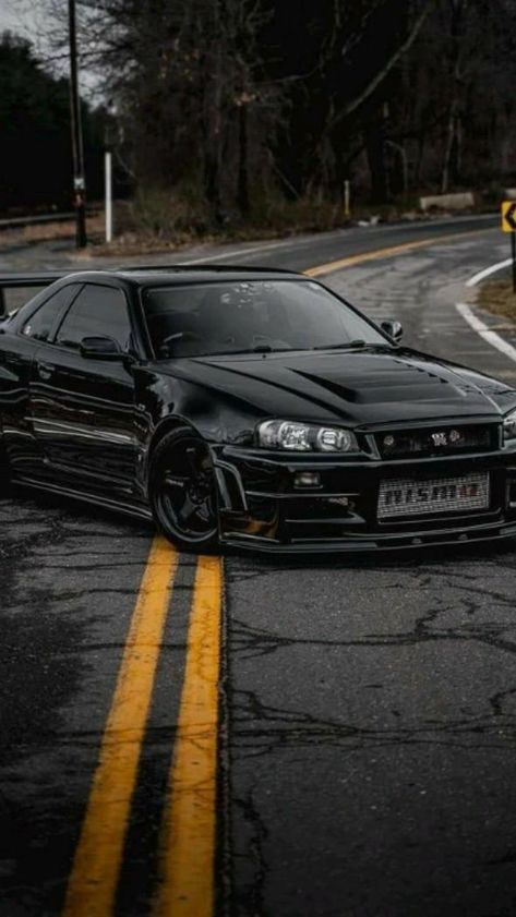 Kereta Sport, Nissan Gtr Wallpapers, Wallpaper Hippie, Nissan Gtr R34, R34 Skyline, Gtr Car, Serie Bmw, Skyline Gtr R34, R34 Gtr