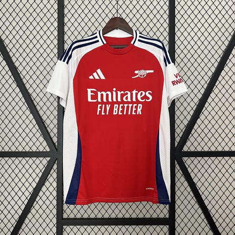 Arsenal Home Soccer Jersey 2024/25 Check more at https://www.alibebesports.com/product/arsenal-home-soccer-jersey-2024-25/ Arsenal Kit, Liverpool Manchester United, Arsenal Jersey, Soccer Accessories, Blackburn Rovers, Kids Training, Leeds United, Trail Blazers, Inter Milan