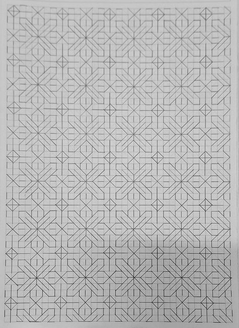 Grid Doodles, Blackwork Embroidery Designs, Isometric Grid, Blackwork Cross Stitch, Graph Paper Designs, Graph Paper Drawings, Blackwork Patterns, Geometric Pattern Art, Geometric Design Art