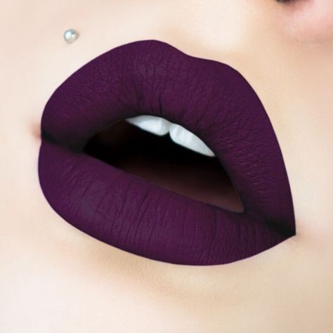 She's Just Jelly Lip Whip Liquid Matte Lipstick - Beauty Bakerie Cosmetics Brand - 1 Dark Purple Lipstick, Lipsense Lip Colors, Lips Art, Beauty Bakerie, Lipstick Designs, Purple Lipstick, Matte Lipsticks, Lip Gloss Colors, Face Beat