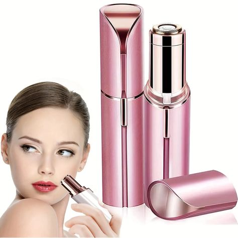 Face Hair Removal, Hair Removal Women, Mode Rose, Lipstick Designs, Remove Hair, Eyebrow Trimmer, Hair Removal Machine, Tools For Women, Facial Hair Removal