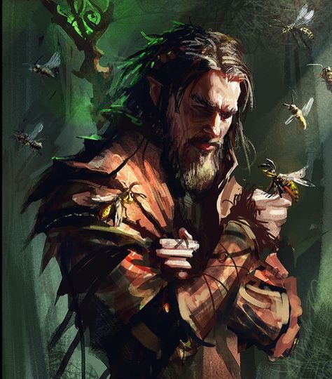 Justin Gagliani’s Instagram profile post: “QUESTION: What’s your Druid Subclass of choice? For me, it’s always the Circle of the Moon. Beast Shape feels sooo situational without the…” Druid Dnd, Dnd Druid, Male Elf, Elf Druid, Half Elf, Dnd Character Ideas, Elf Art, Dungeons And Dragons Characters, D&d Dungeons And Dragons