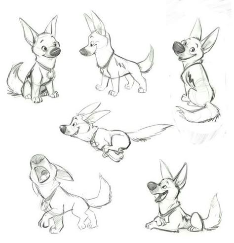 Dog Character Design, Animal Character Design, Character Design Cartoon, Drawing Eyes, Some Drawings, 강아지 그림, Disney Concept Art, Disney Sketches, Animal Character