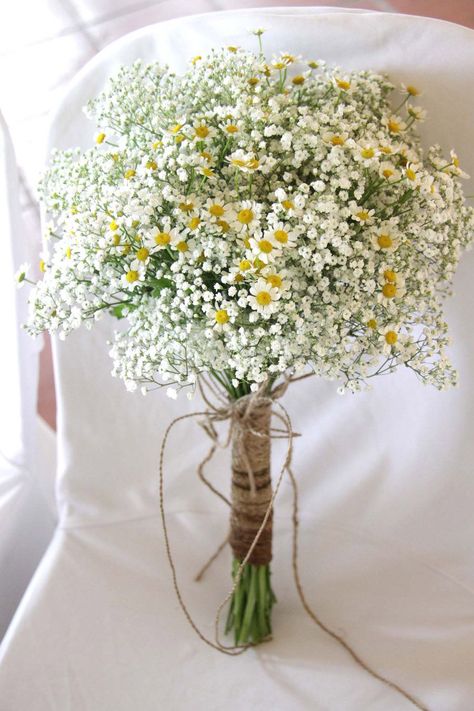 Rustic Wedding Flowers Bouquet, Greenery Bouquets, White Bouquets, Natural Bouquet, Flowers Bride, Greenery Bouquet, Daisy Wedding, Daisy Bouquet, Rustic Bouquet