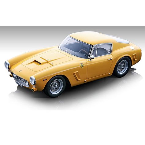 Brand new 1/18 scale car model of 1962 Ferrari 250 GT SWB Yellow Modena "Clienti Corsa" "Mythos Series" Limited Edition to 60 pieces Worldwide model car by Tecnomodel. Brand new box. Real rubber tires. True-to-scale detail. Detailed exterior, interior. Officially licensed product. Manufacturer's original unopened packaging. Dimensions approximately L-9.5, W-4, H-2 inches. This item is made of resin and does not have any openings. Age Reference, Ferrari 250 Gt Swb, 250 Gt Swb, Scale Model Cars, Model Cars Collection, Ferrari 250, Model Cars Kits, Indoor Toys, Scale Models Cars