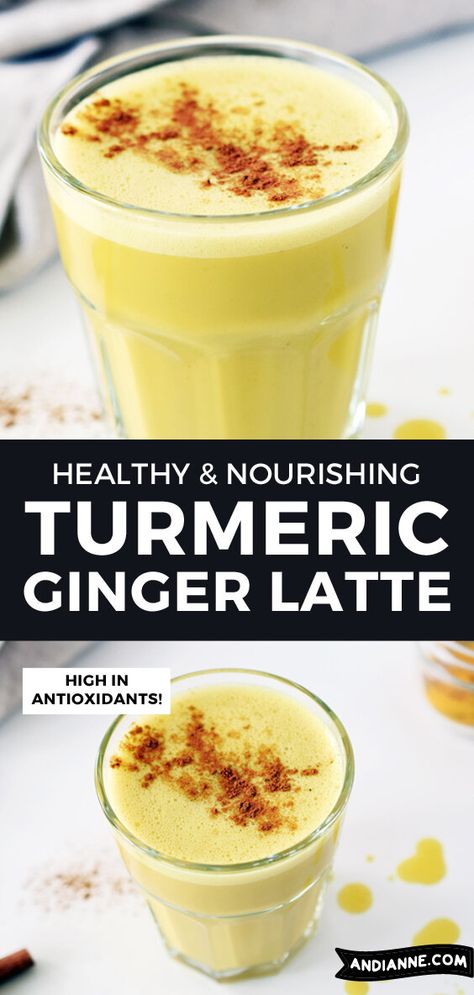 Ginger Tumeric Tea Recipe, Ginger And Tumeric Recipes, Turmeric Root Recipes, Ginger Turmeric Drink Recipe, Tumeric Root Recipe, Ginger Tea With Milk, Tumeric Latte Recipe, Fresh Turmeric Recipes, Ginger Tumeric Smoothie Recipes