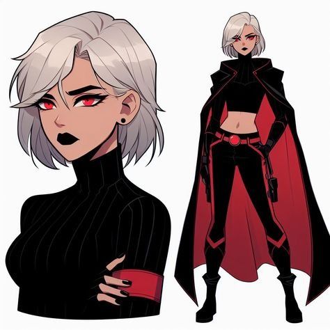 Female Superhero Oc, Hero Outfits Design Female, Female Villain Character Design, Villain Female, Battle Outfit, Gender Board, Superhero Oc, Hero Clothes, Marvel Oc