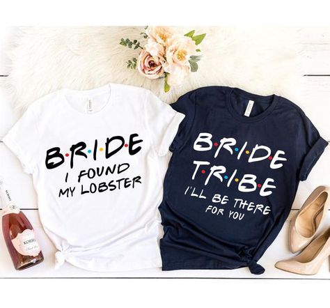 Made Of Honor Proposal, Bachlorette Party Shirts, Friends Bachelorette Party, Brides Maid Shirts, Friends Bachelorette, Bachelorette Party Tshirts, Bride Tribe Shirt, Bride Squad Shirt, Bride Tshirt