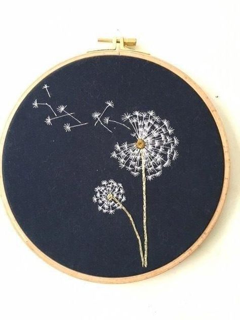 Embroidery Hoop Nursery, Sulaman Pita, Broderie Simple, Crewel Embroidery Patterns, Pola Bordir, Diy Broderie, Home Handmade, Pola Sulam, Art Embroidery