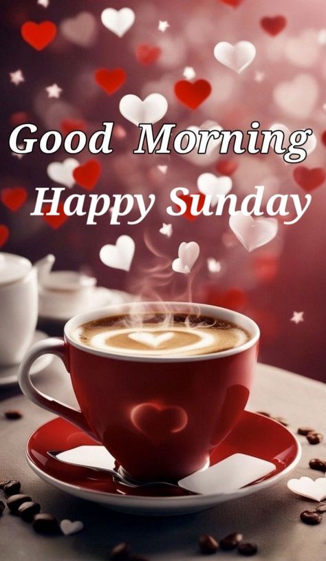 Happy Sunday Coffee, Good Morning Sunday, Lots Of Coffee, Sunday Wishes, Good Morning Tea, Sunday Coffee, Sunday Love, Morning Tea, Morning Greetings